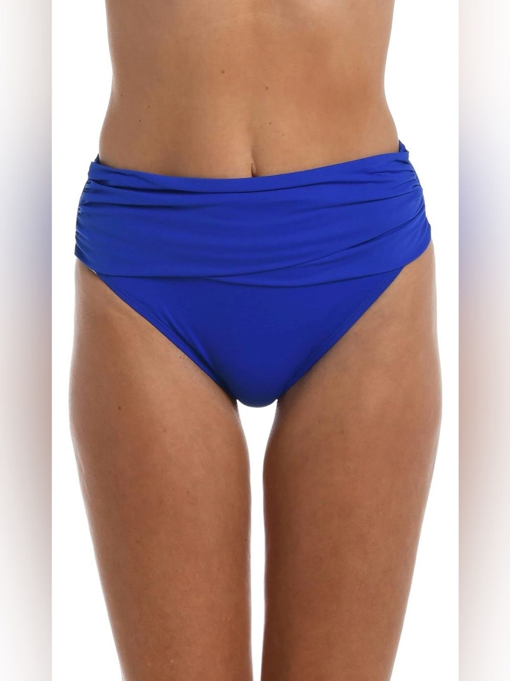 **La Blanca** Island Goddess Banded Mid Waist Pant Bikini Swimsuit Bottom NWT